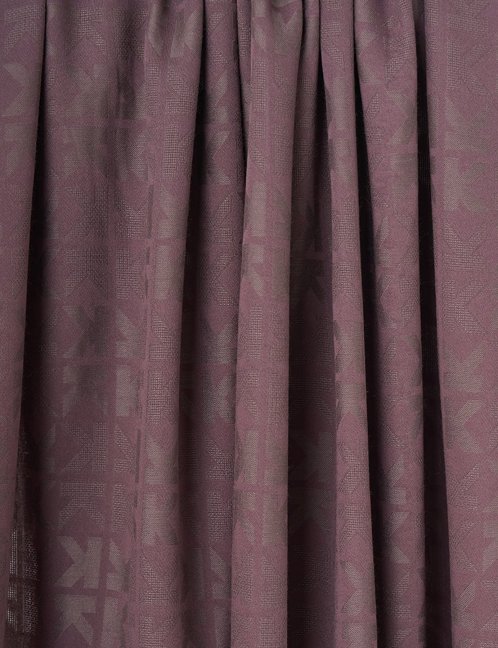 Büyük Logo Detaylı Viskon Şal Koyu Kahve 