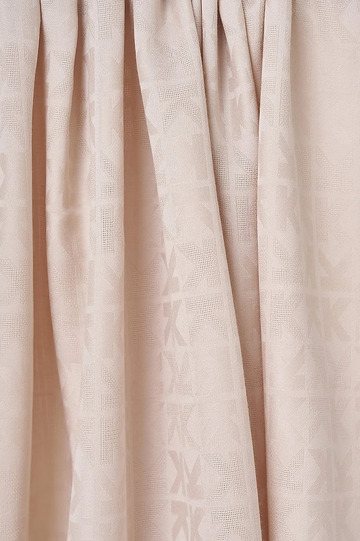 Large Logo Detailed Viscose Shawl Stone
