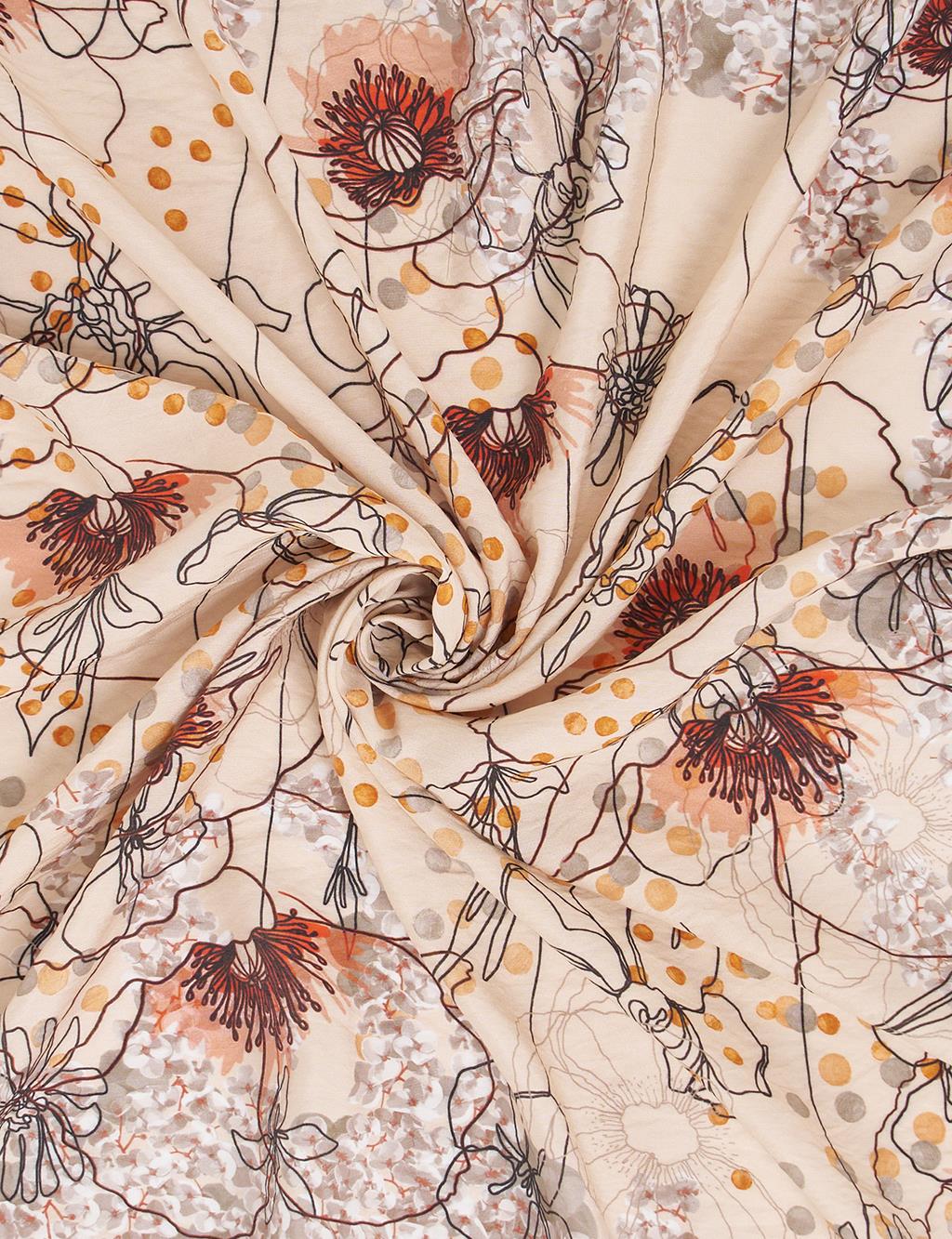 Mixed Viscose Scarf Coffee