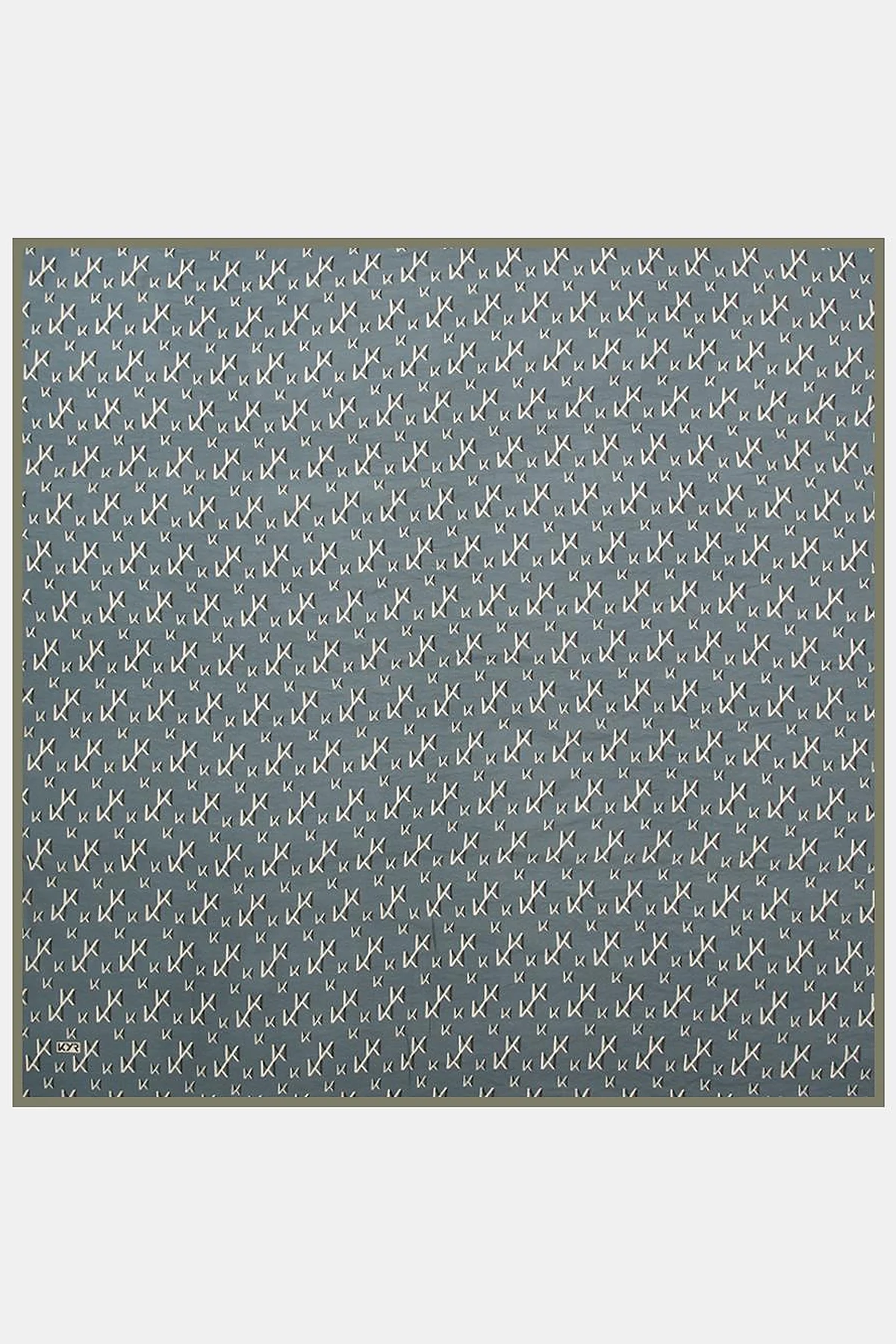 Patterned Viscose Scarf Anthracite