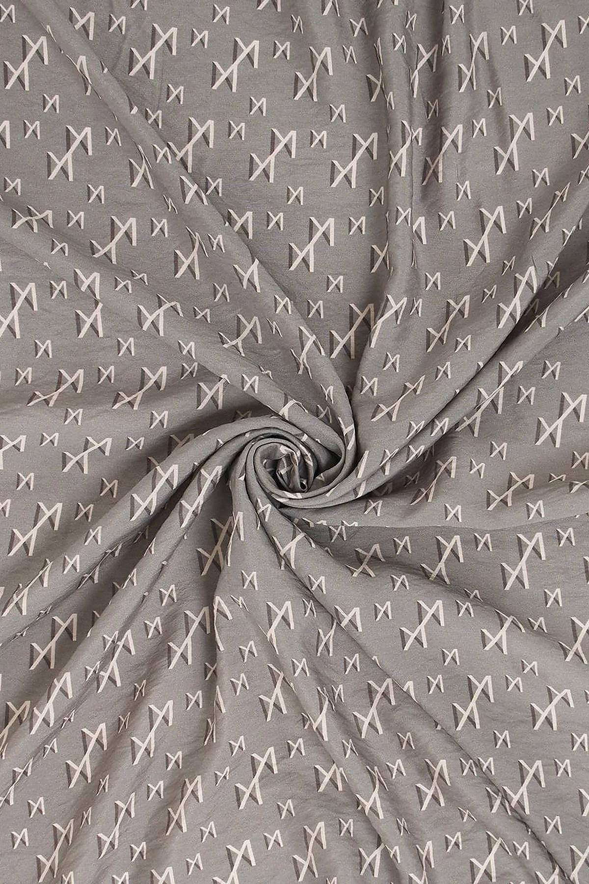 Patterned Viscose Scarf Mold Green