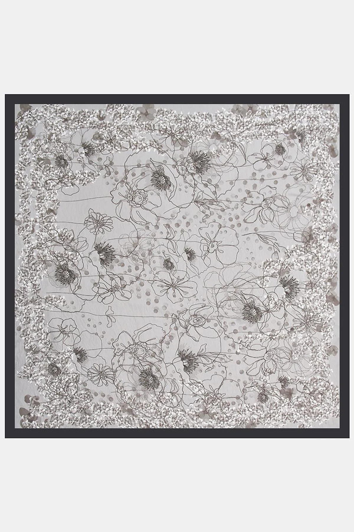 Mixed Viscose Scarf Anthracite