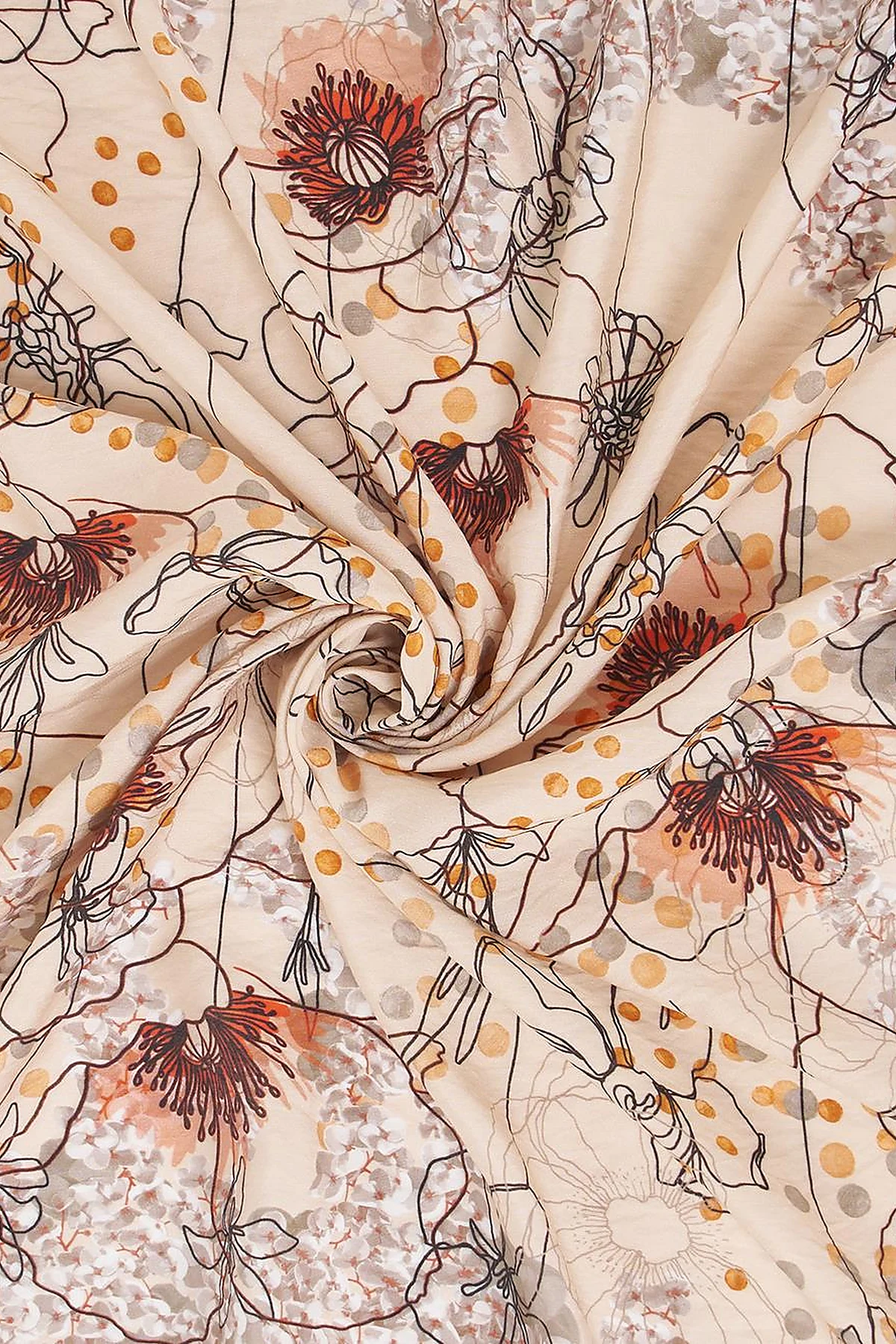 Mixed Viscose Scarf Coffee