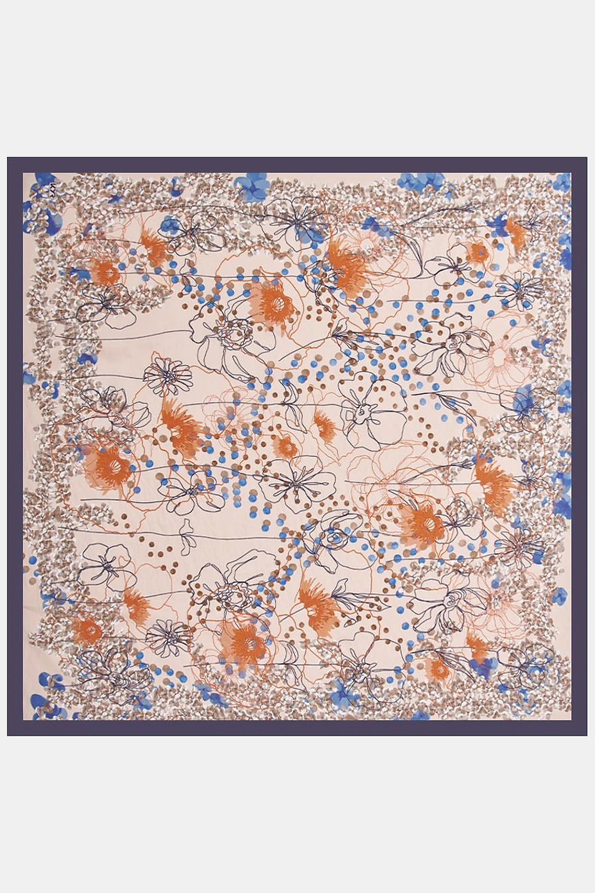 Mixed Viscose Scarf Salmon