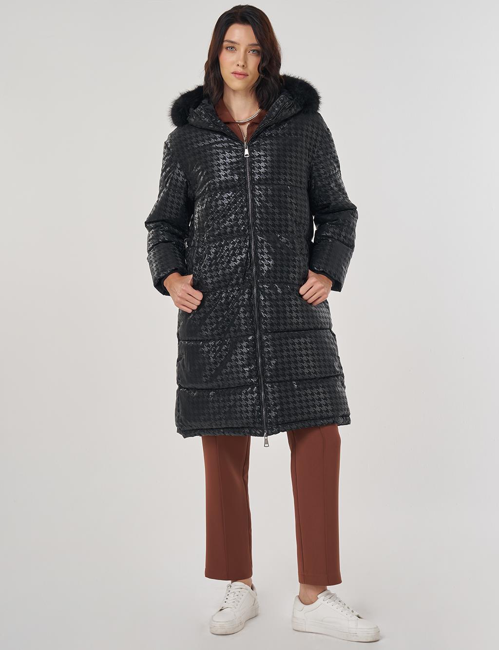 Zip-Up Anorak Jacket Black