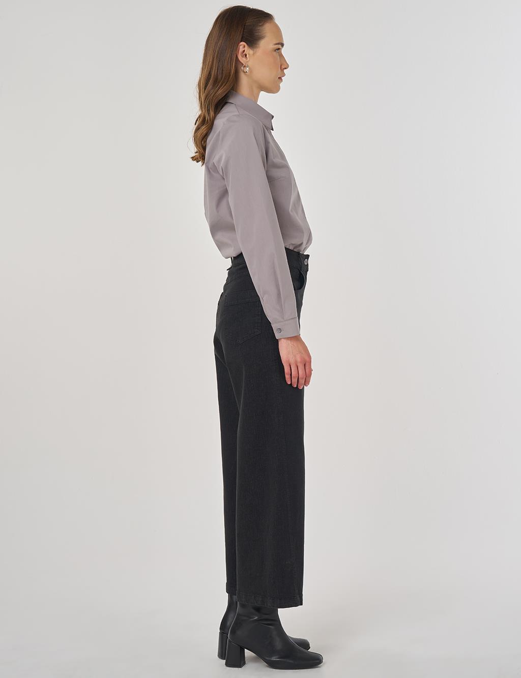 Marine Fit Denim Pants Black