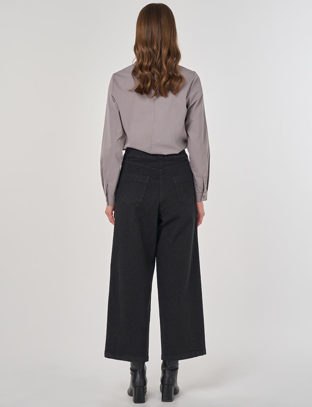 Marine Fit Denim Pants Black