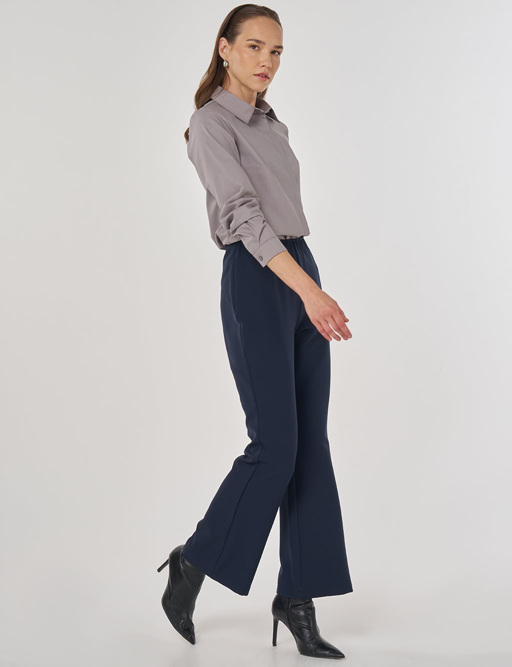 Basic Pantolon Koyu Lacivert