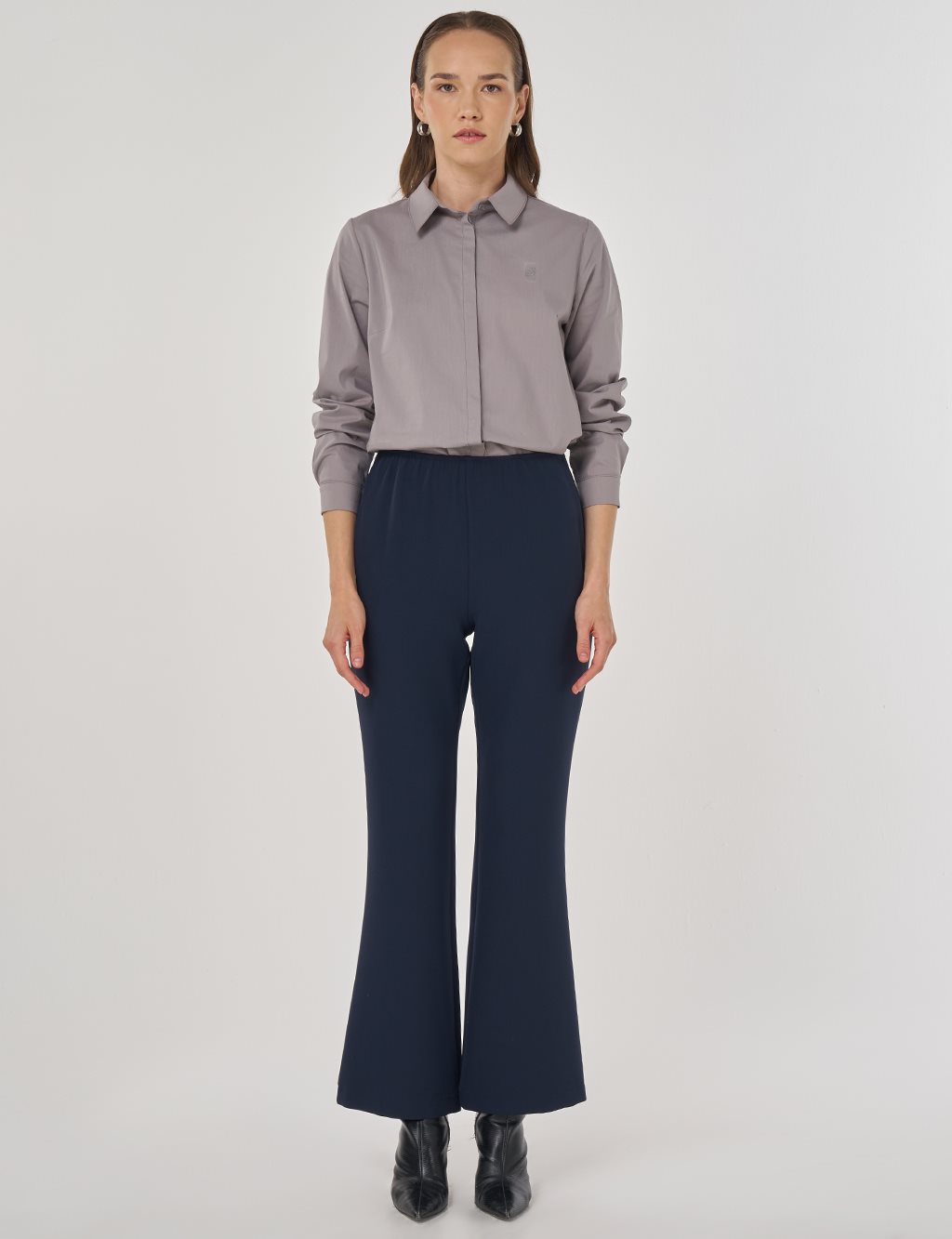 Basic Pantolon Koyu Lacivert