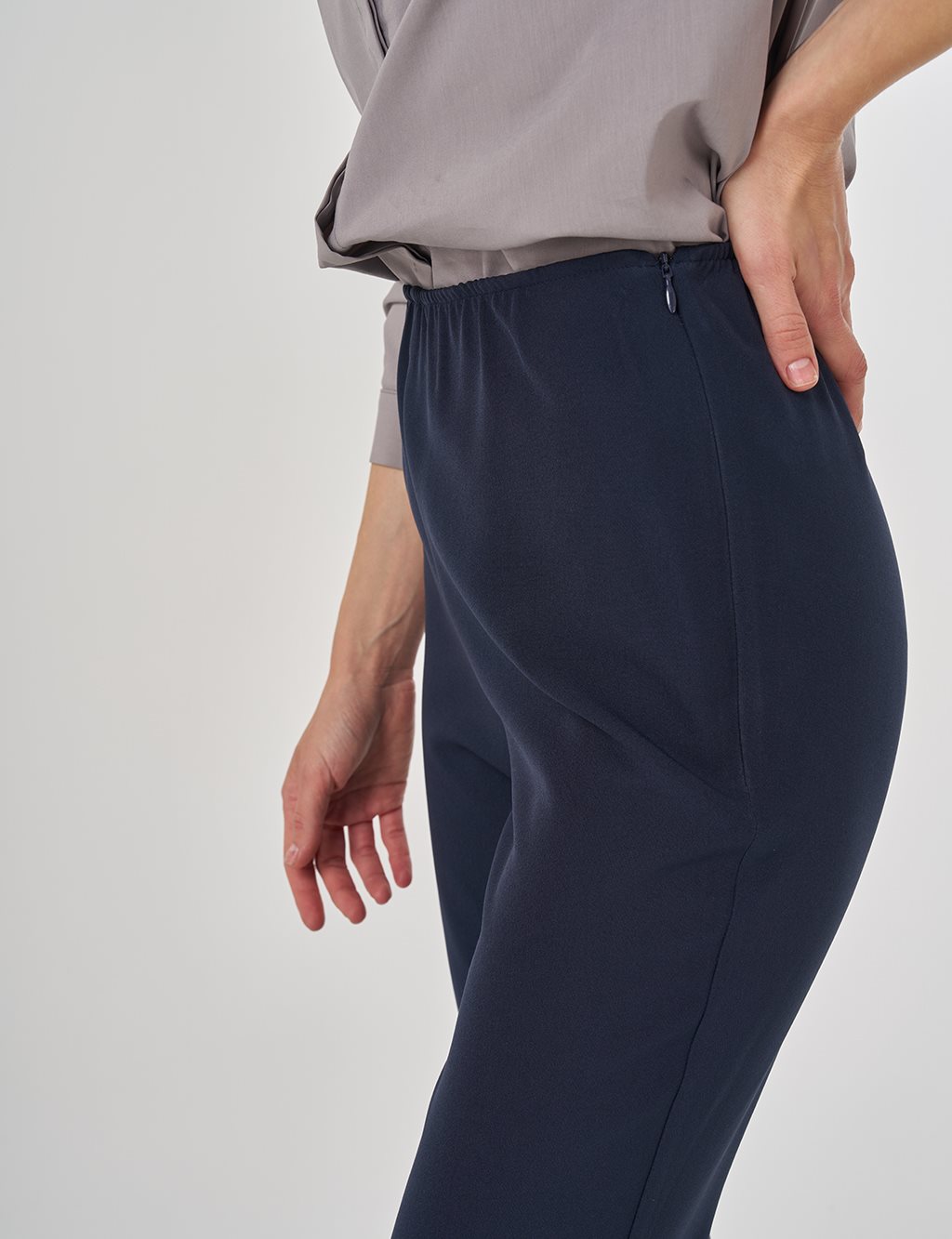 Basic Pantolon Koyu Lacivert