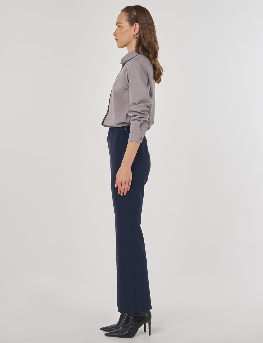 Basic Pantolon Koyu Lacivert