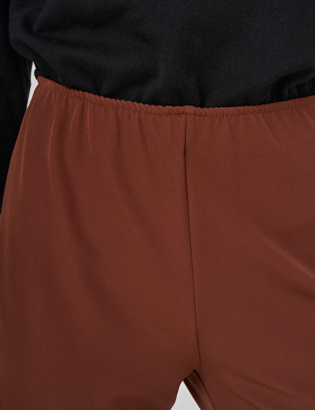 Basic Pants Dark Brown