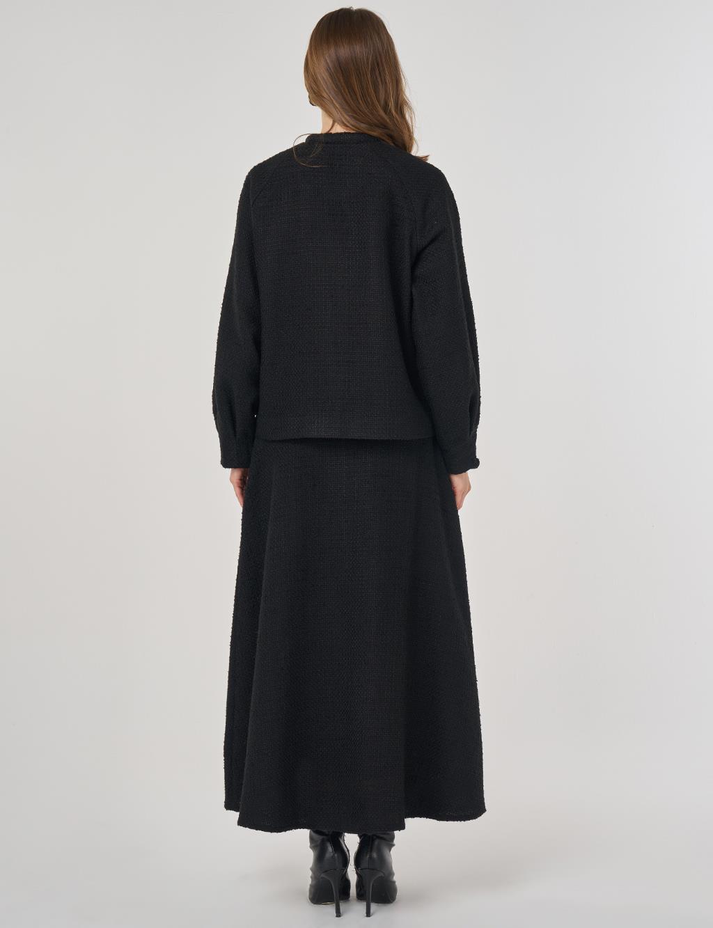 Etekli Tüvit Takım Siyah 