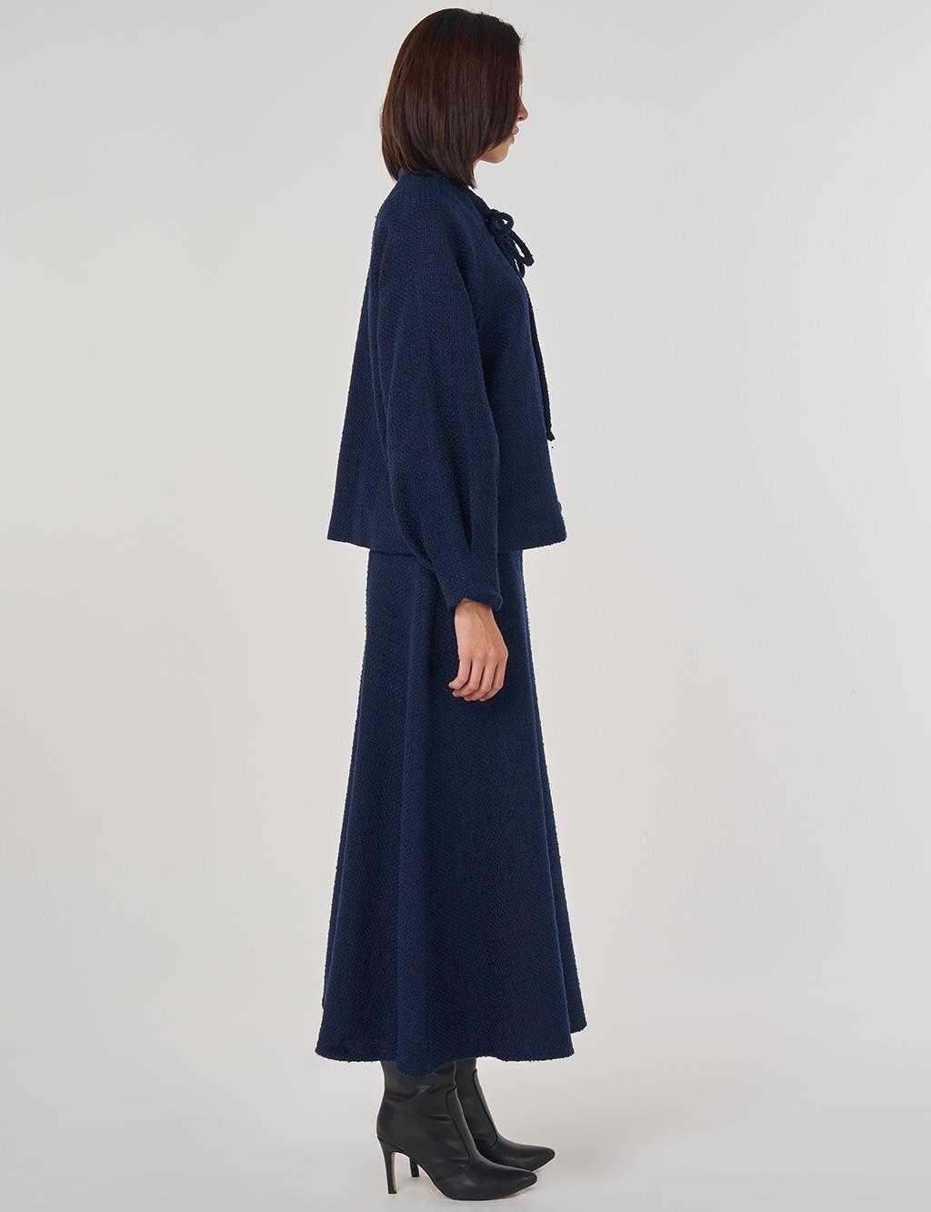 Etekli Tüvit Takım Koyu Lacivert 