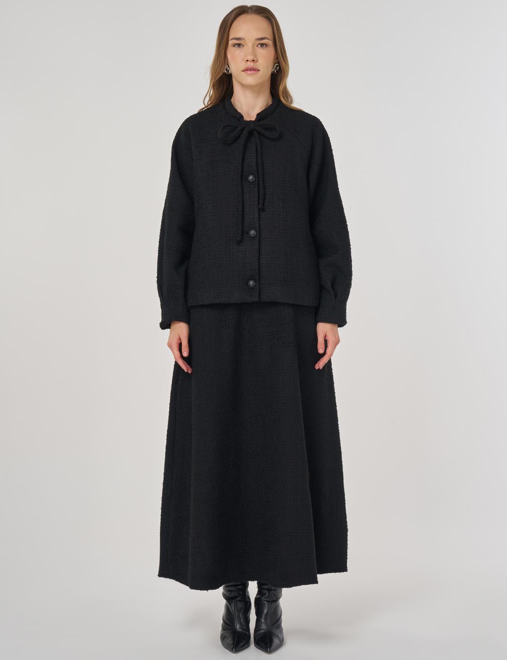 Etekli Tüvit Takım Siyah 