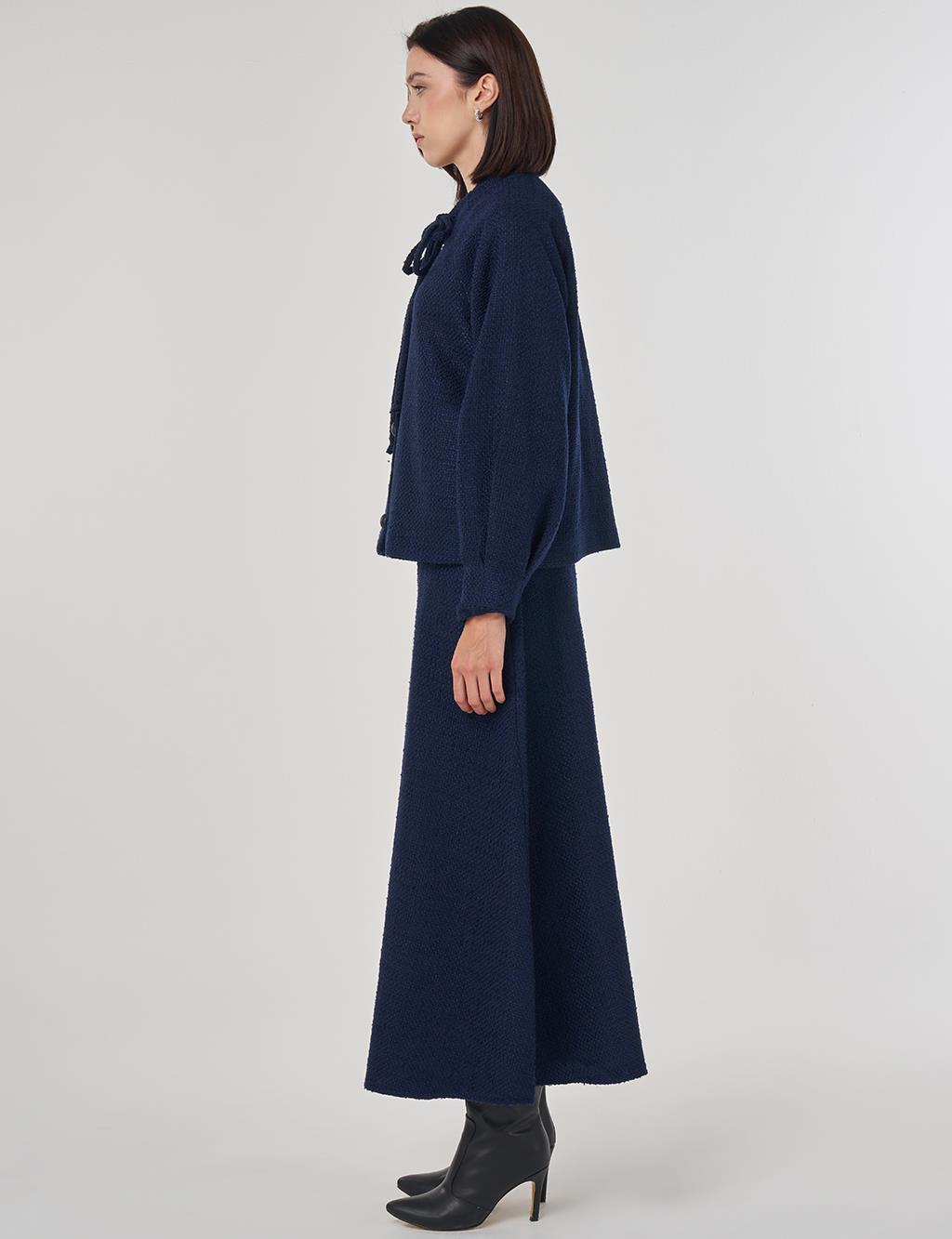 Etekli Tüvit Takım Koyu Lacivert 