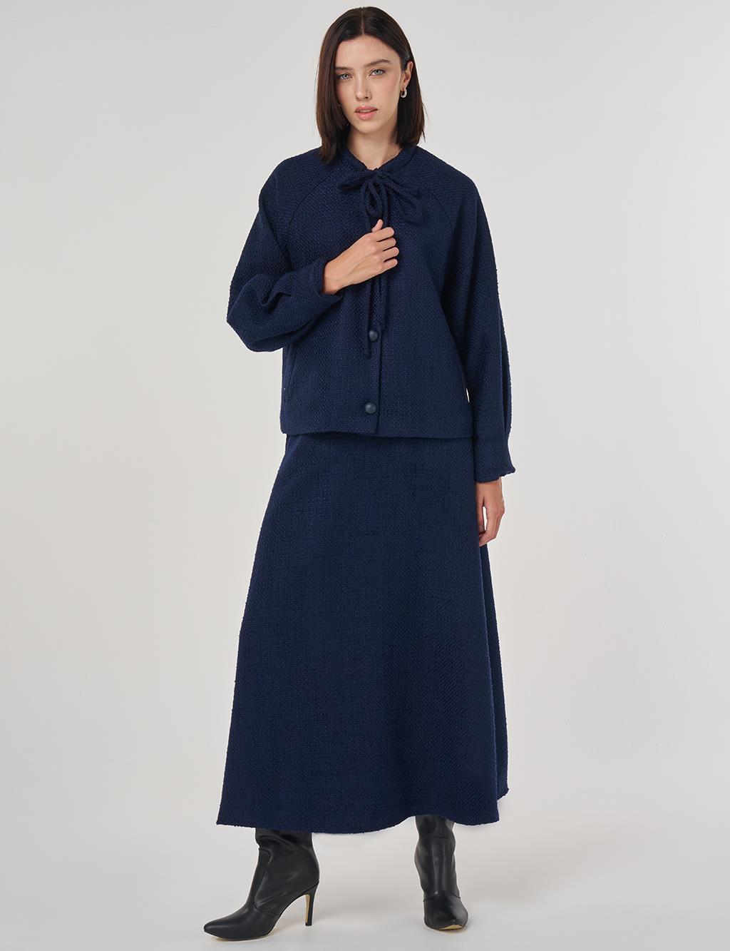 Etekli Tüvit Takım Koyu Lacivert 