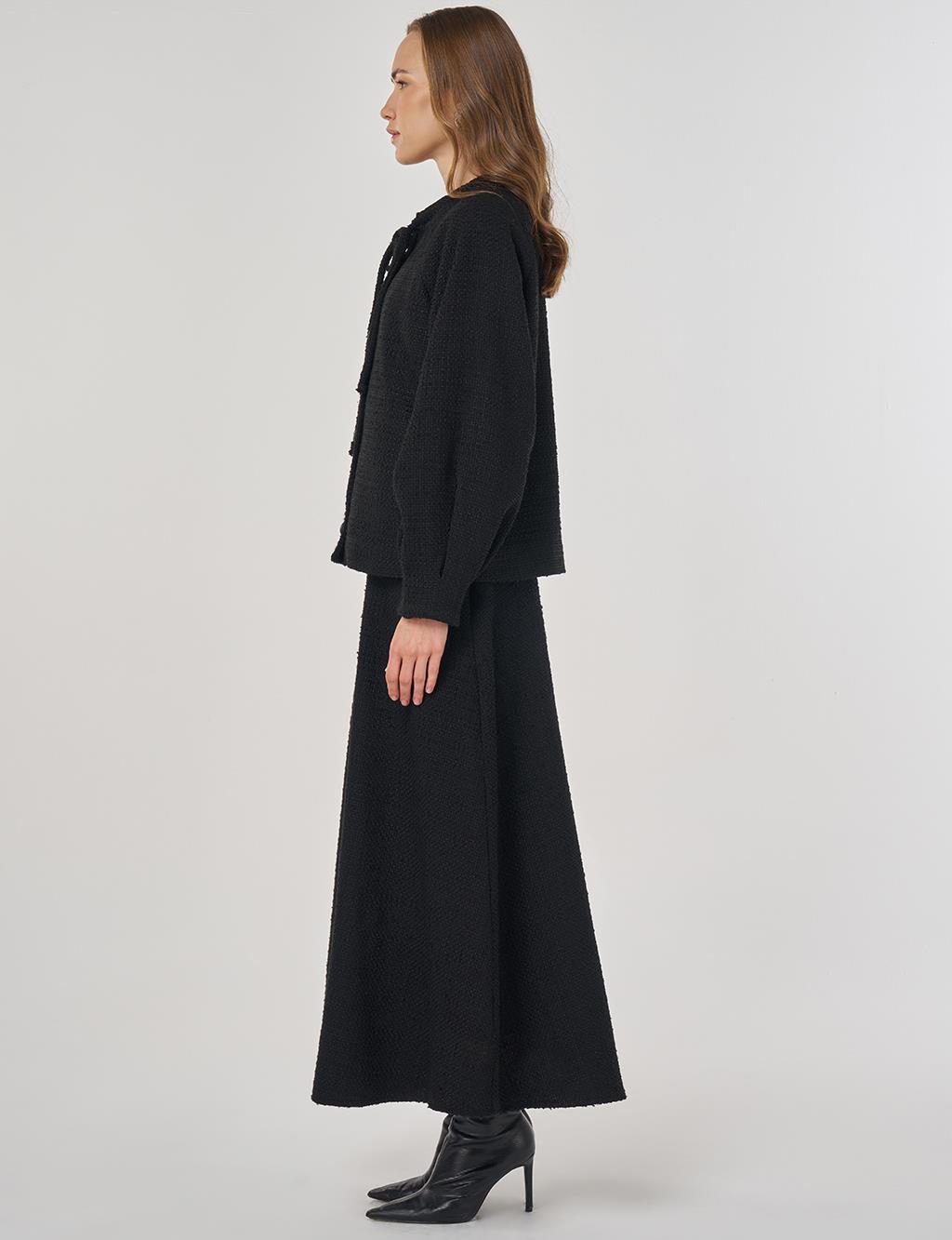 Etekli Tüvit Takım Siyah 