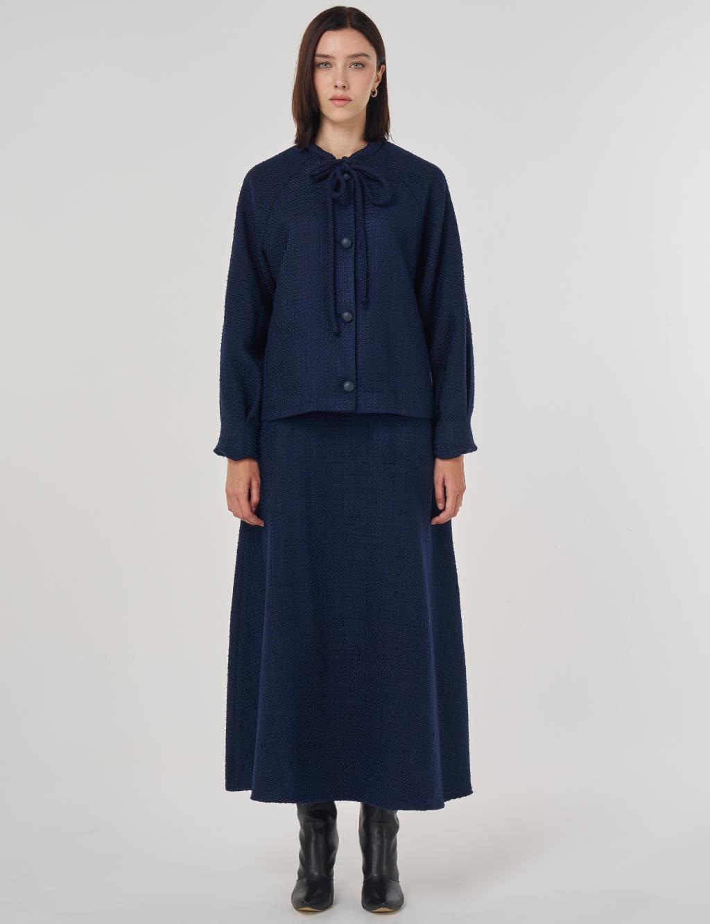 Etekli Tüvit Takım Koyu Lacivert 