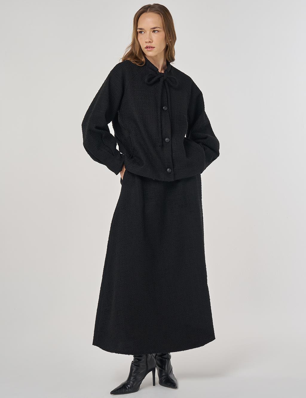 Etekli Tüvit Takım Siyah 