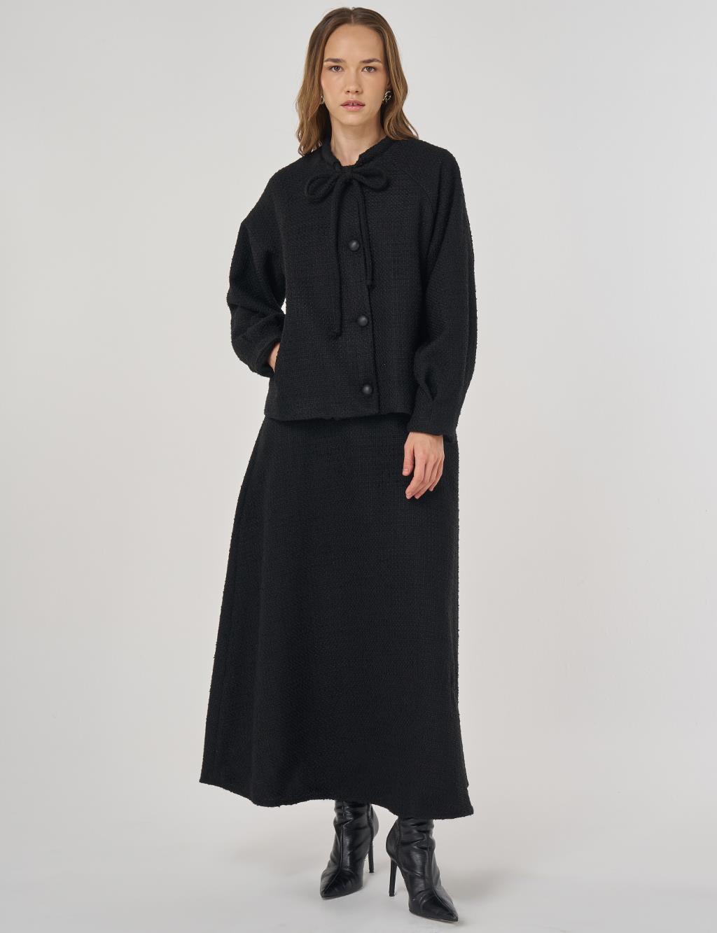 Etekli Tüvit Takım Siyah 