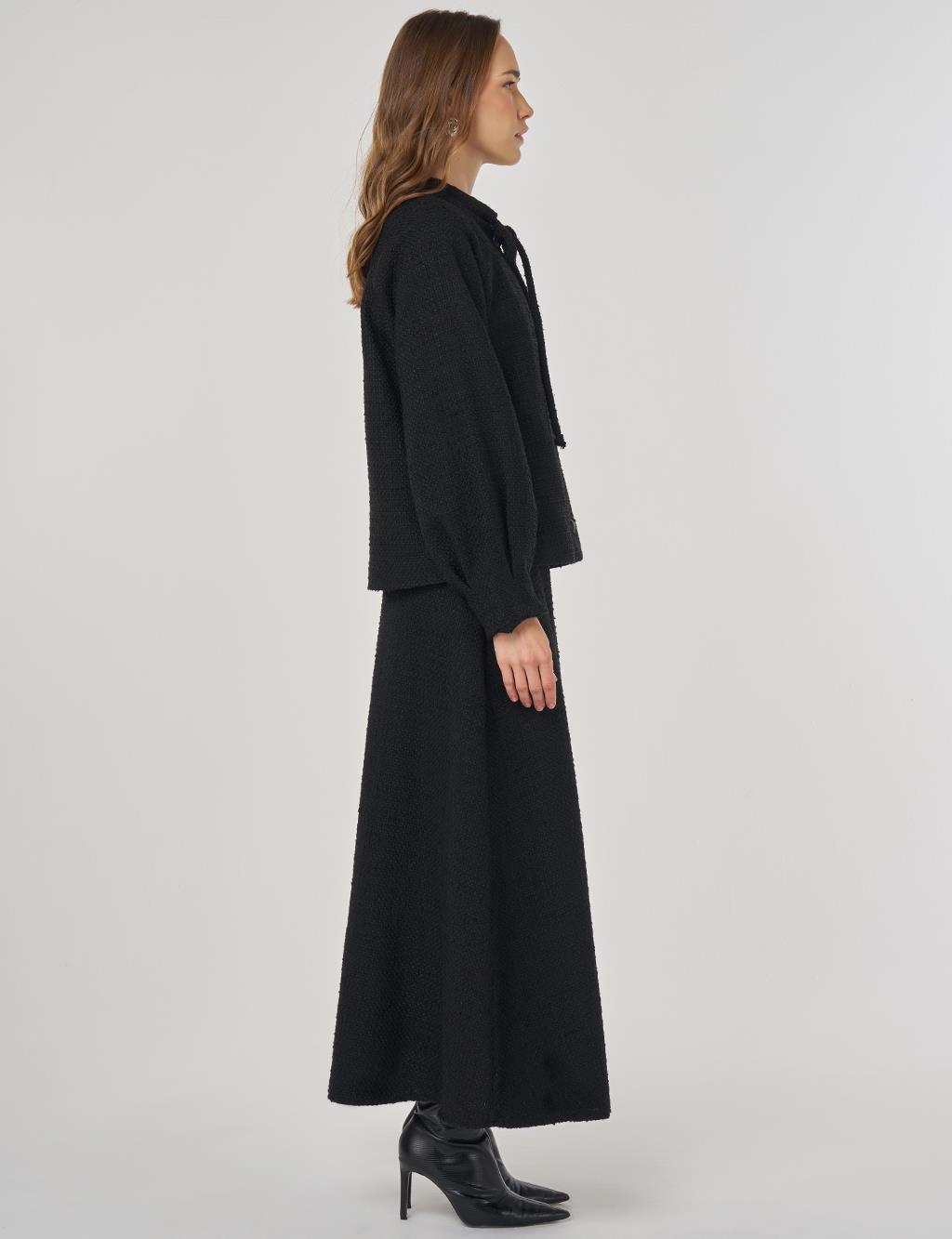 Etekli Tüvit Takım Siyah 