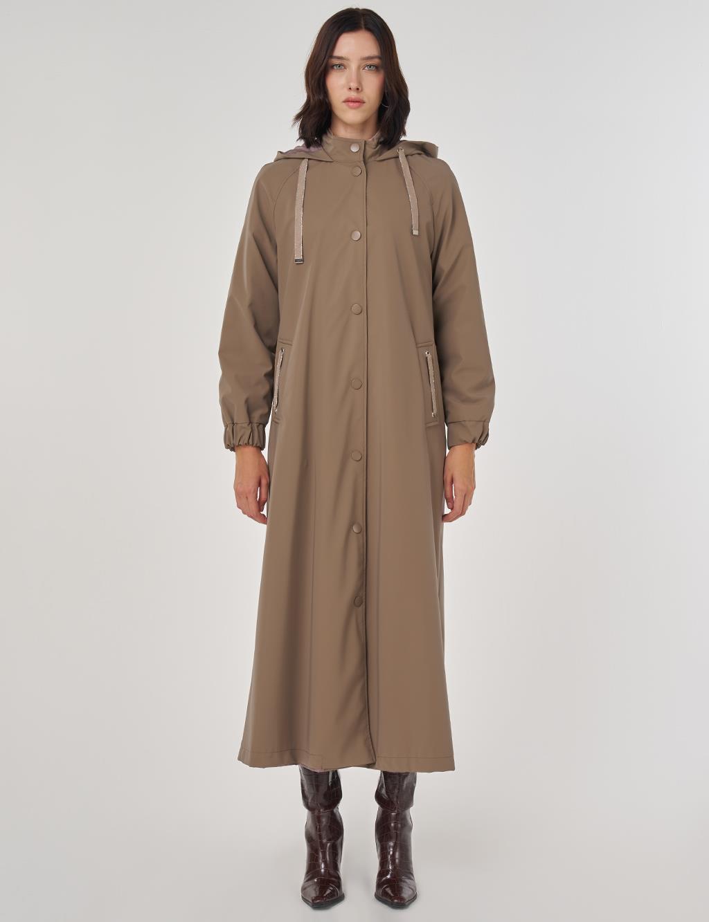 Dik Yaka Pardesü Vizon