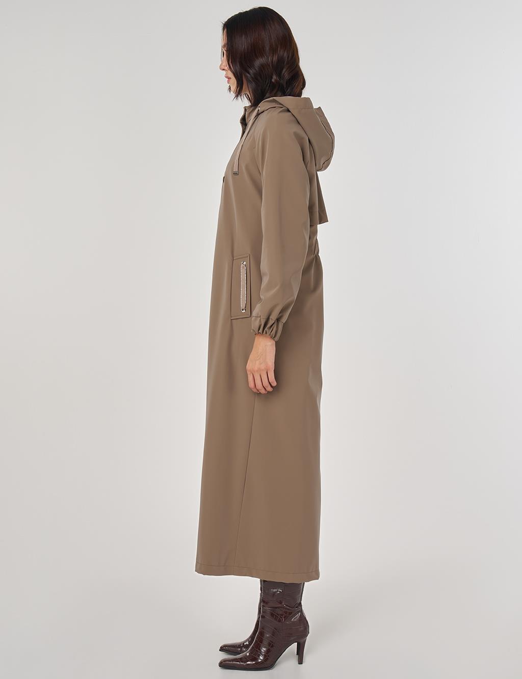 Dik Yaka Pardesü Vizon