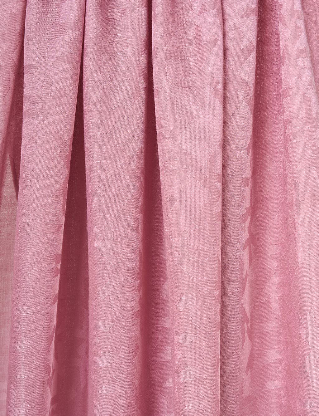 Jacquard Shawl with Logo Detail Powder Brown