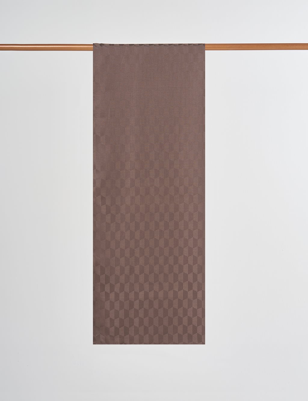 Cocoon Pattern Jacquard-Woven Shawl Bitter Coffee