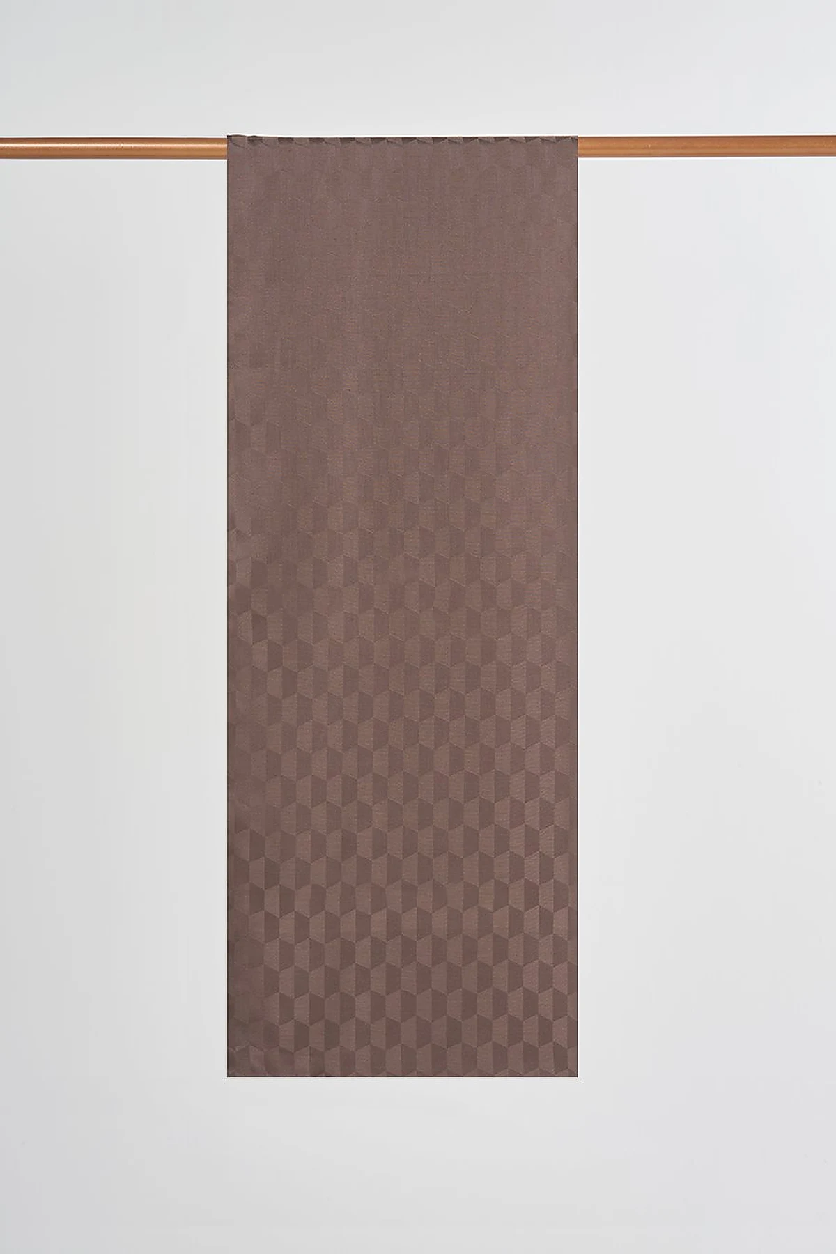 Cocoon Pattern Jacquard-Woven Shawl Bitter Coffee