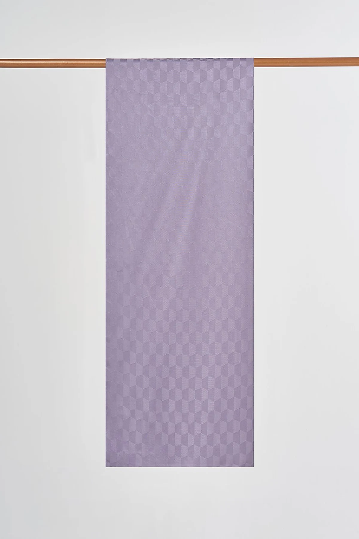 Cocoon Pattern Jacquard-Woven Shawl Lilac