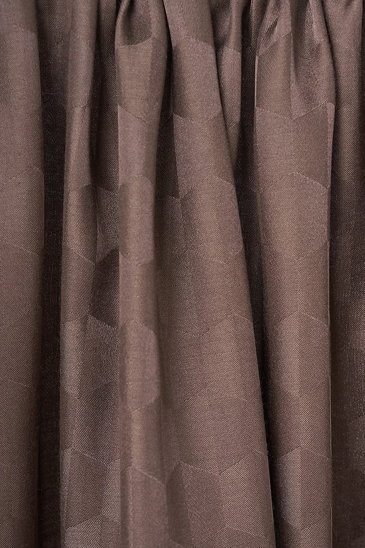 Cocoon Pattern Jacquard-Woven Shawl Bitter Coffee