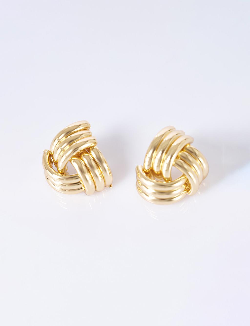 Twist Earrings Gold