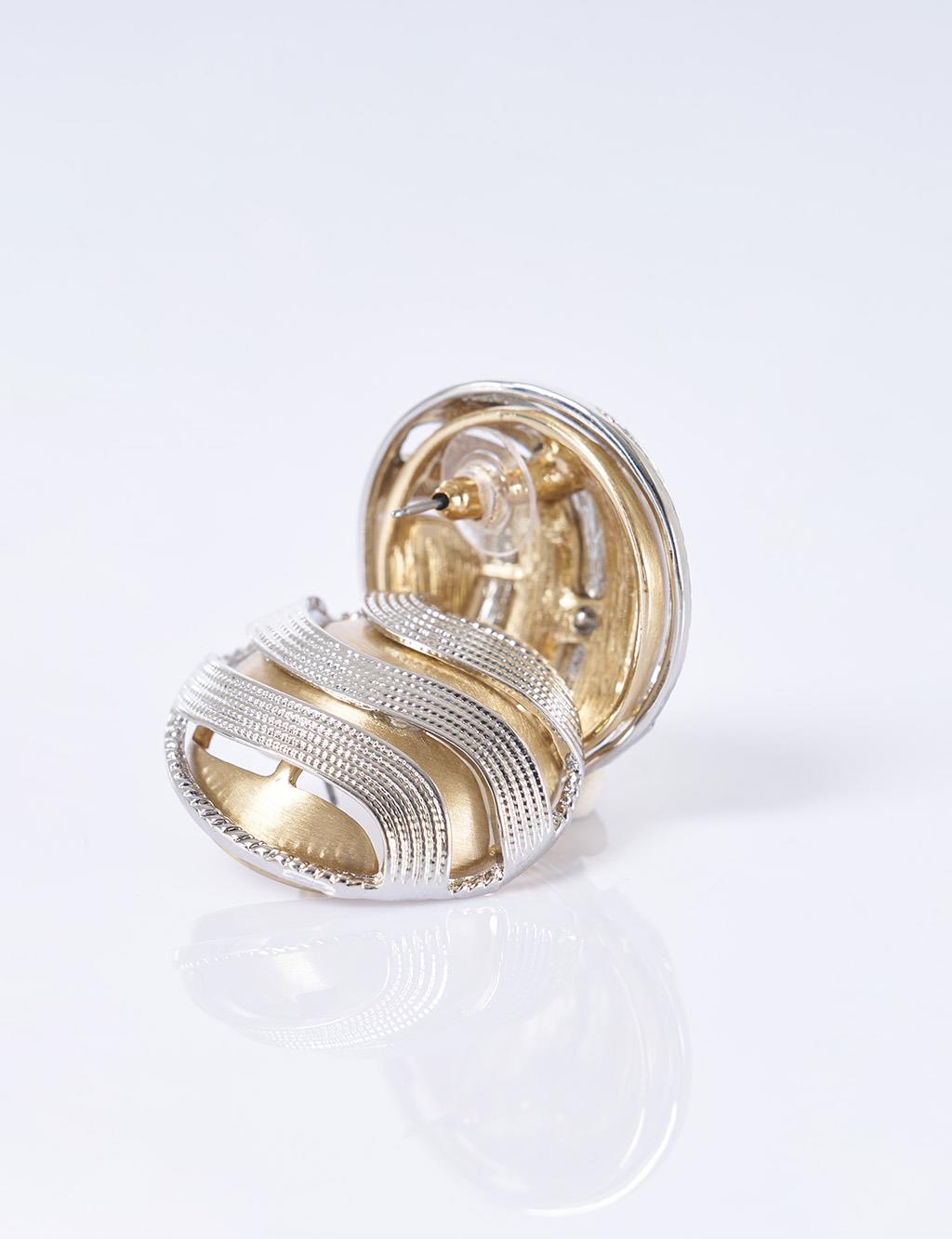 Round Earrings Silver