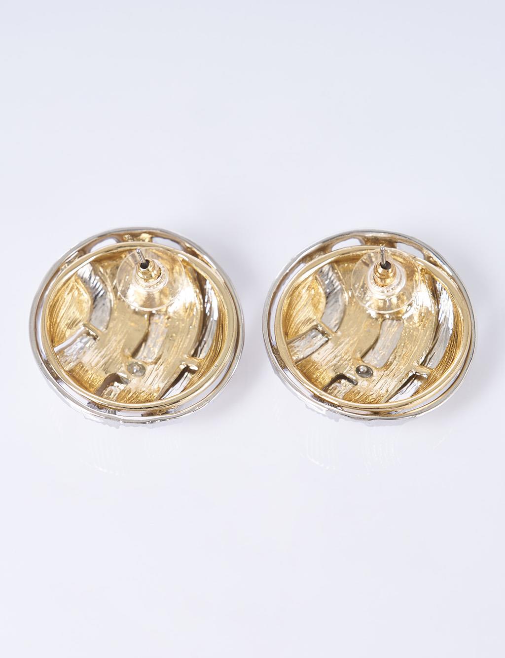 Round Earrings Silver