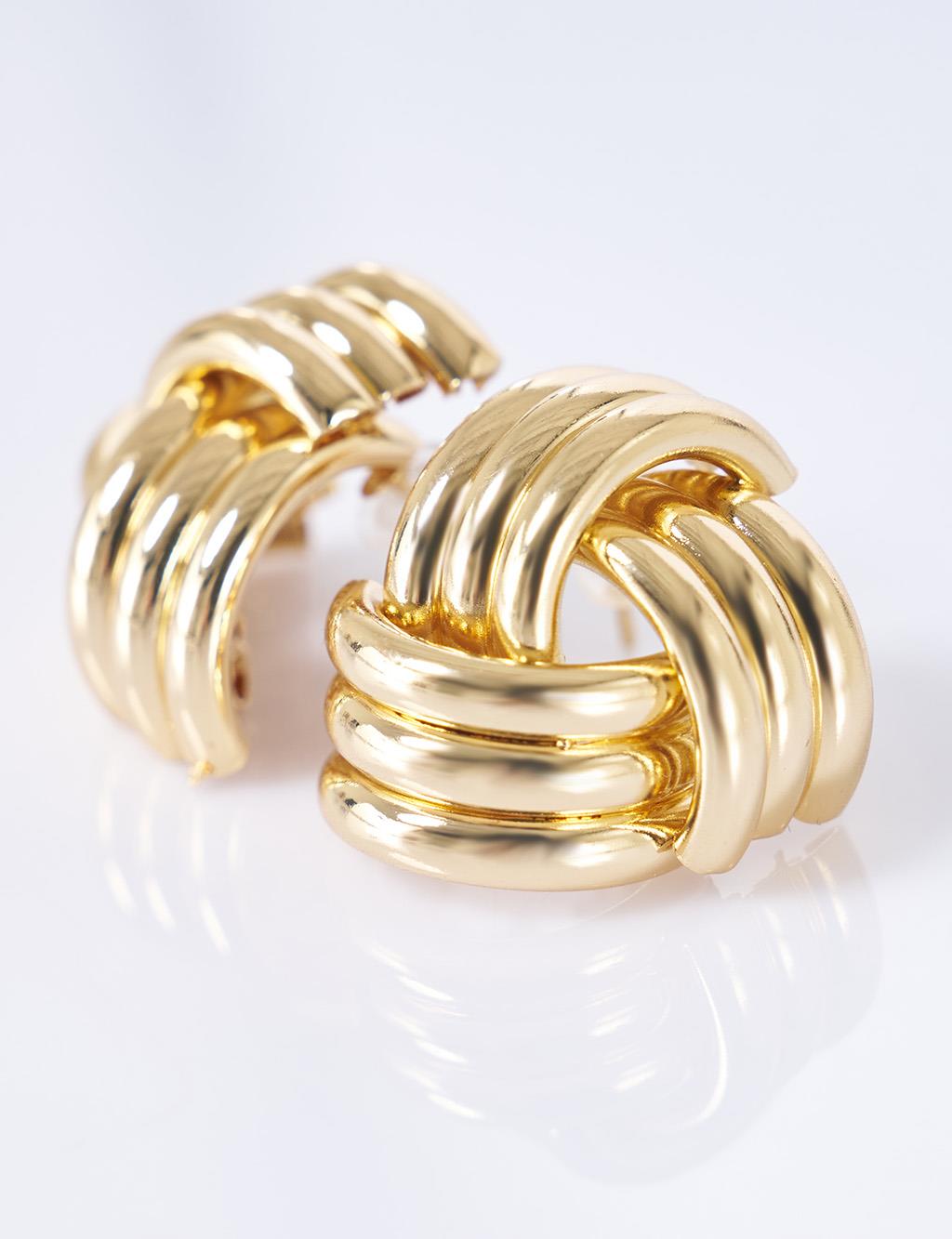 Twist Earrings Gold