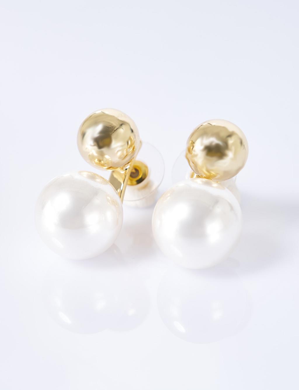 Pearl Earrings Gold