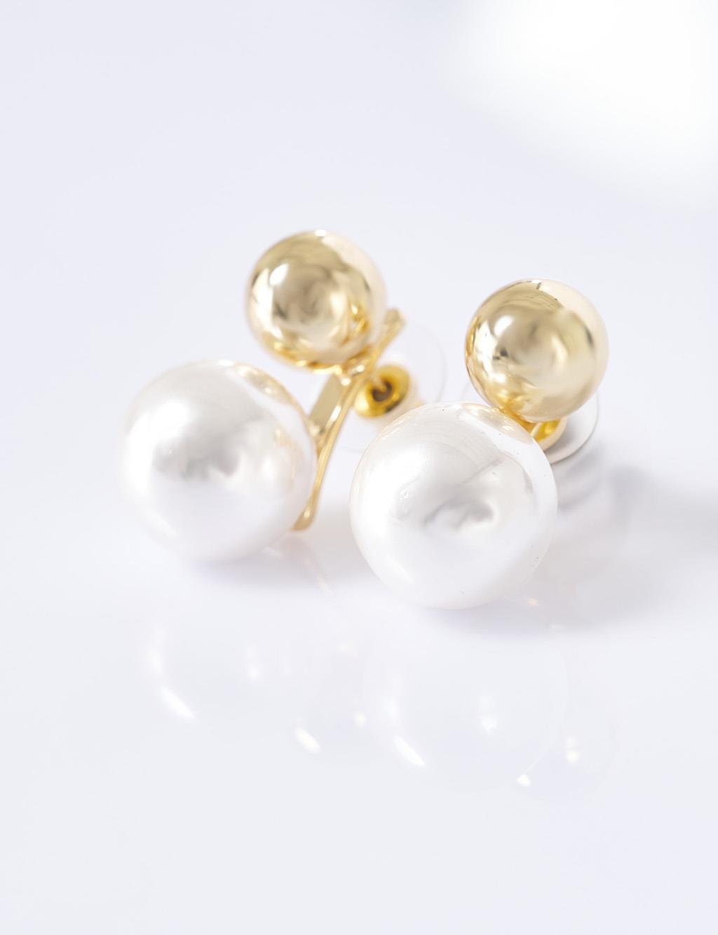 Pearl Earrings Gold