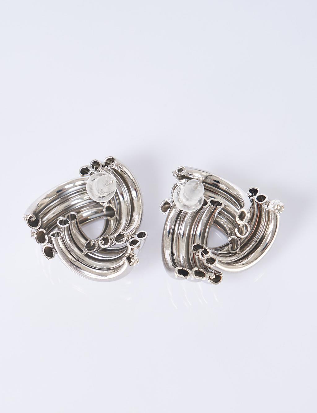 Twist Earrings Silver