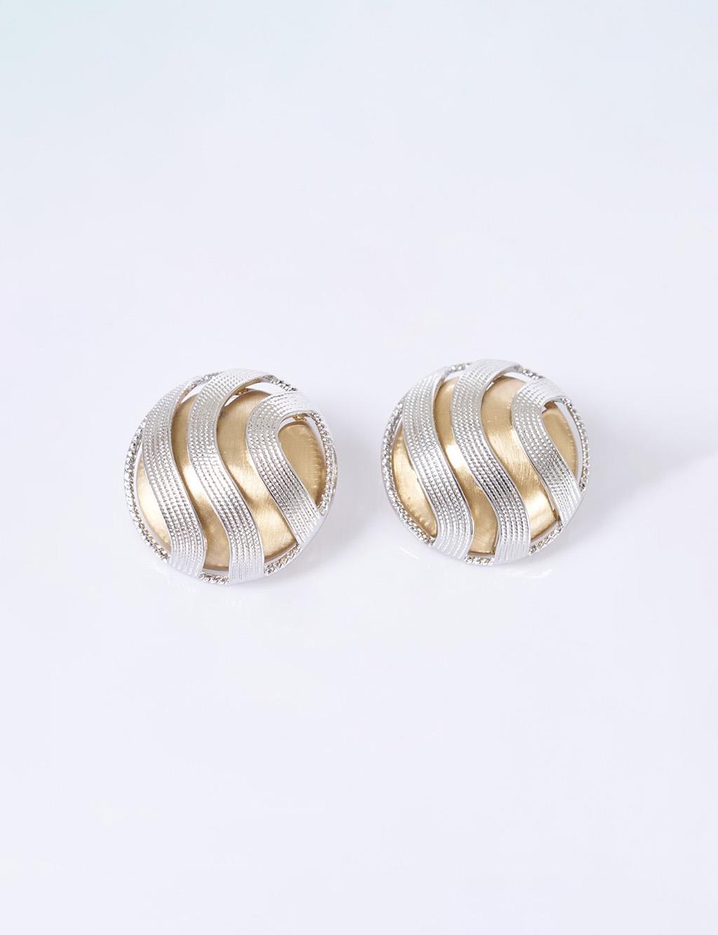Round Earrings Silver