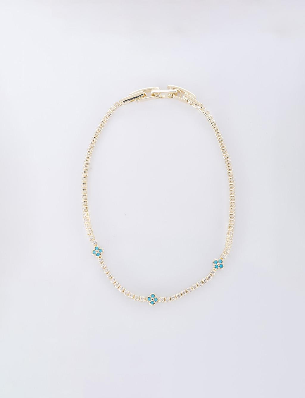 Mini Flower Bracelet Gold