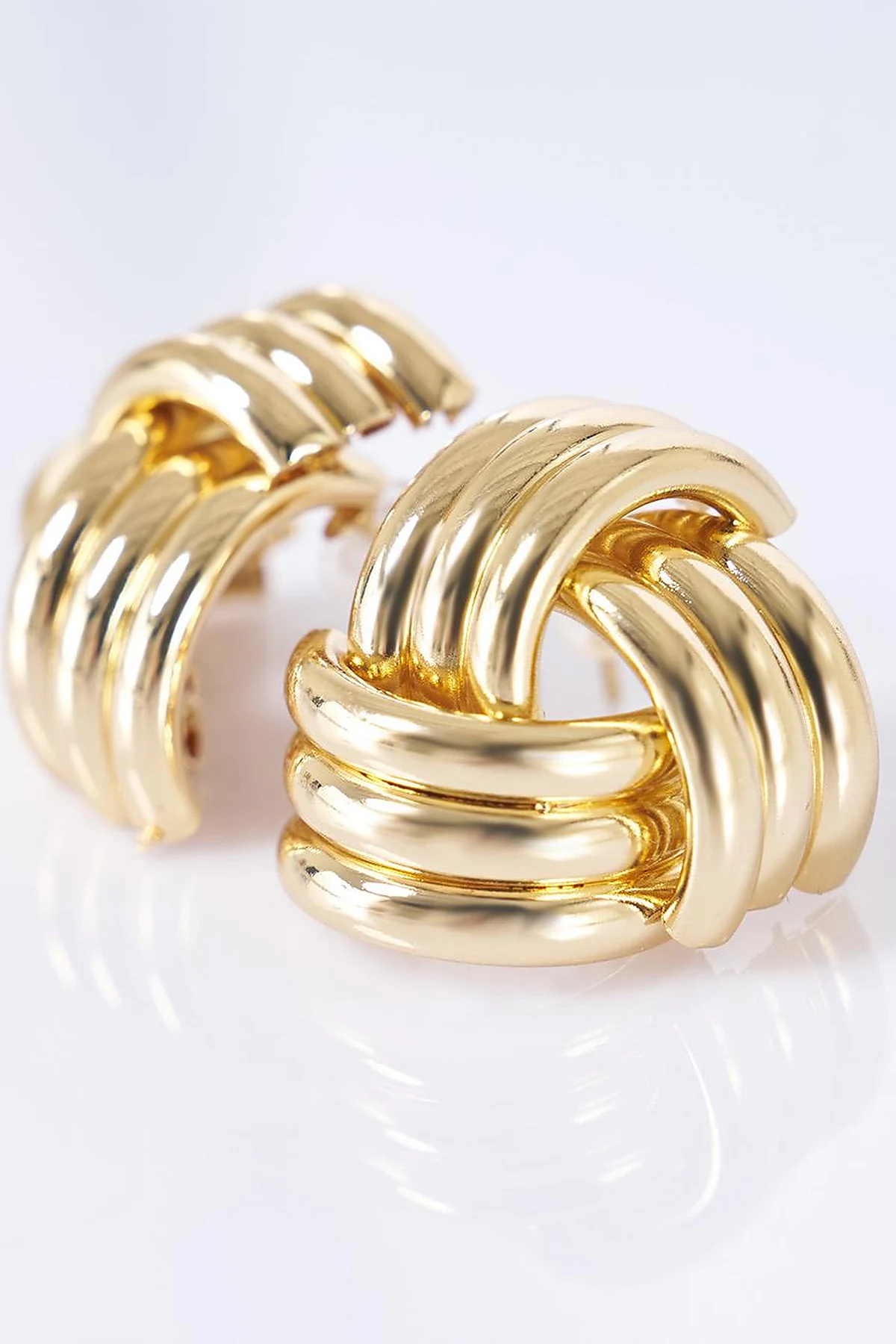 Twist Earrings Gold