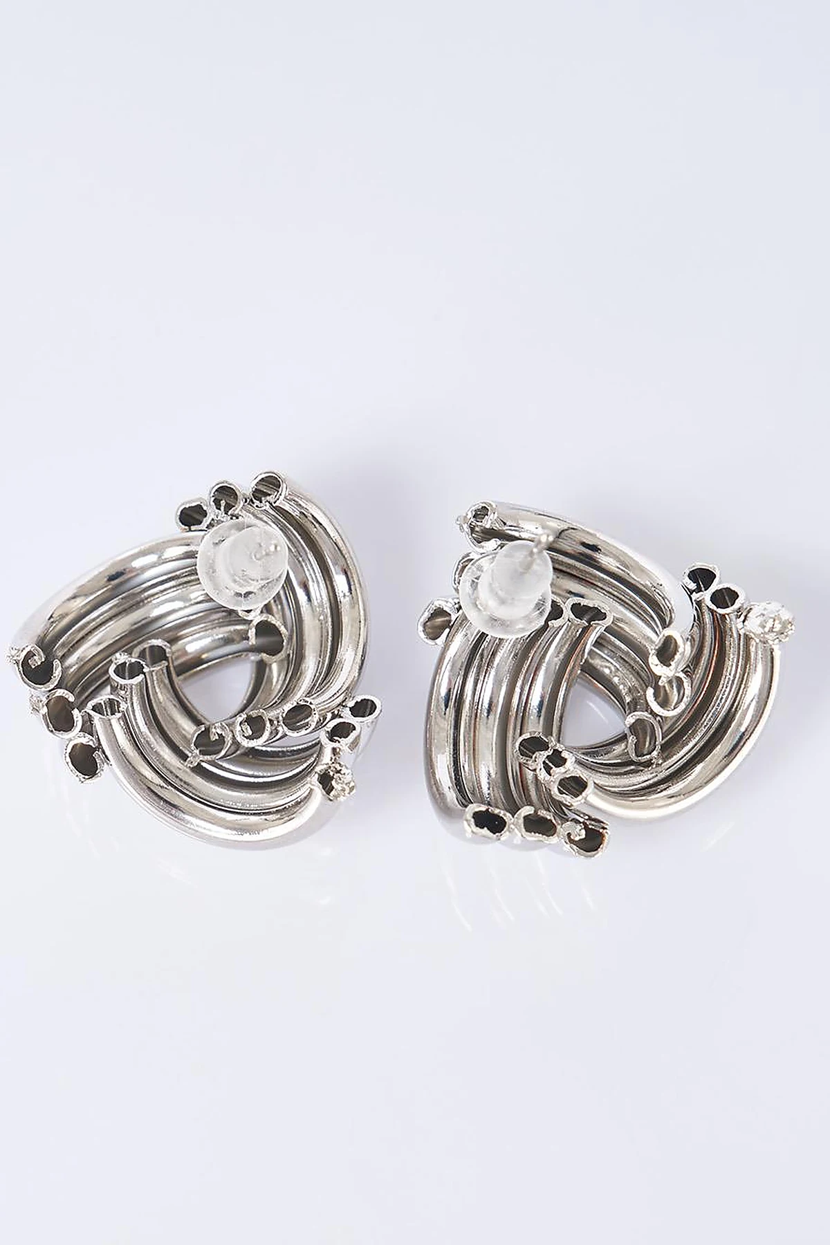 Twist Earrings Silver