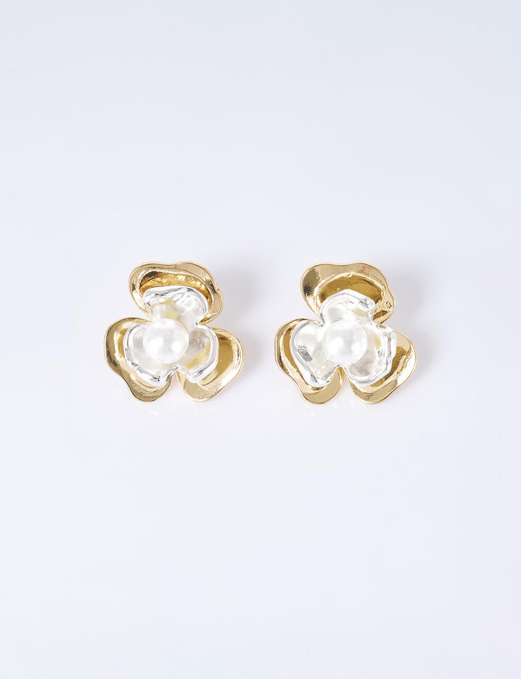 Pearl Earrings Gold