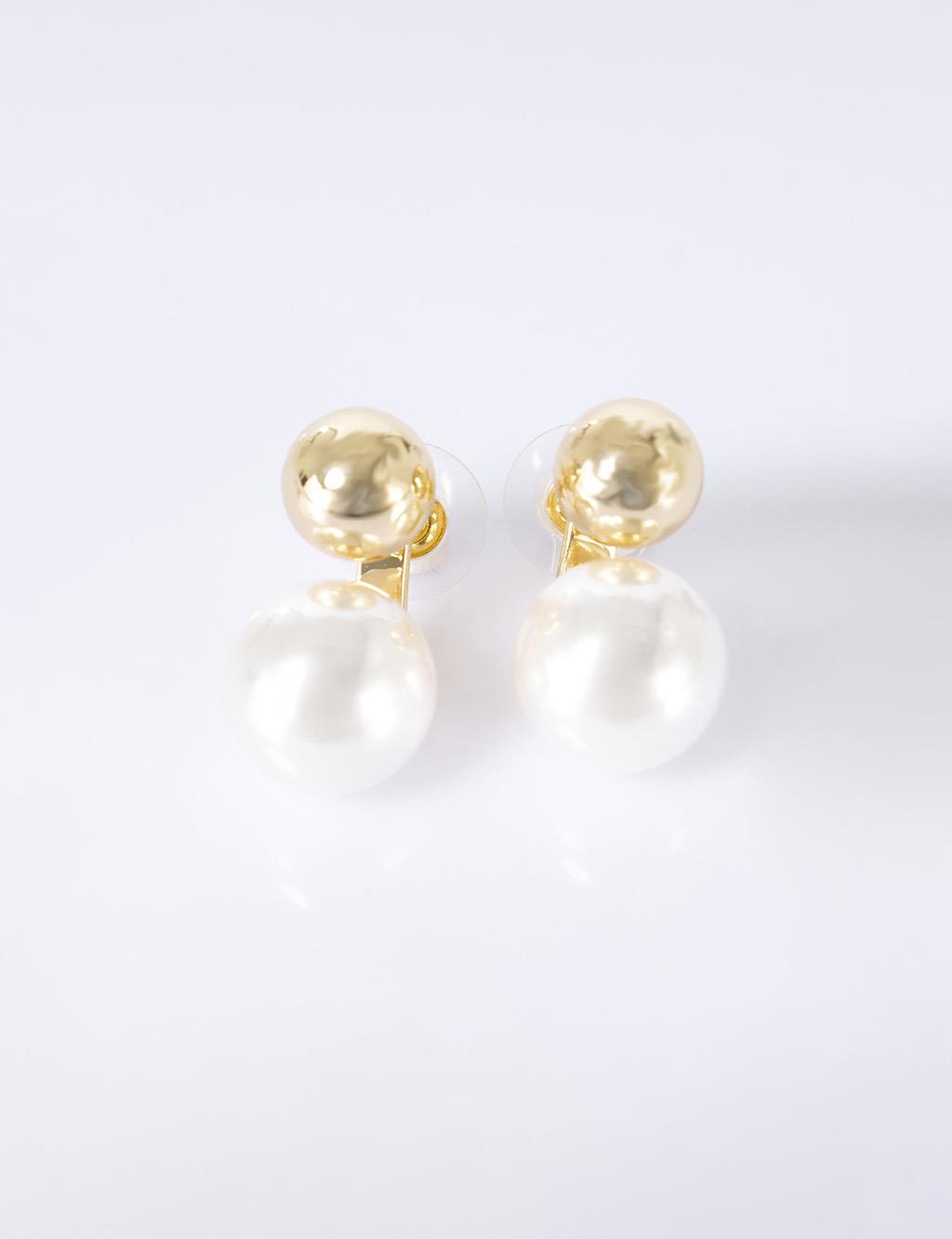Pearl Earrings Gold