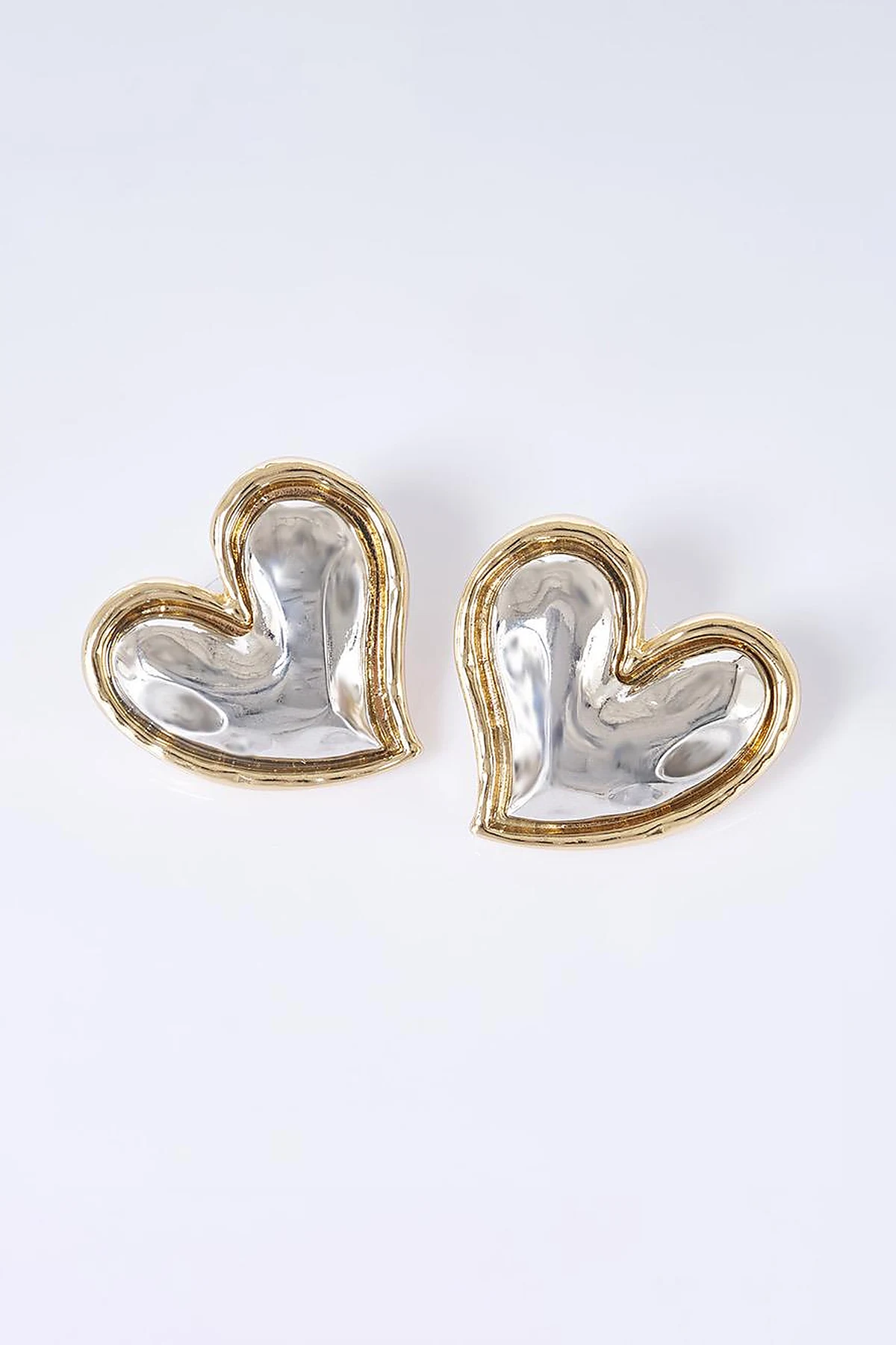 Heart Earrings Gold