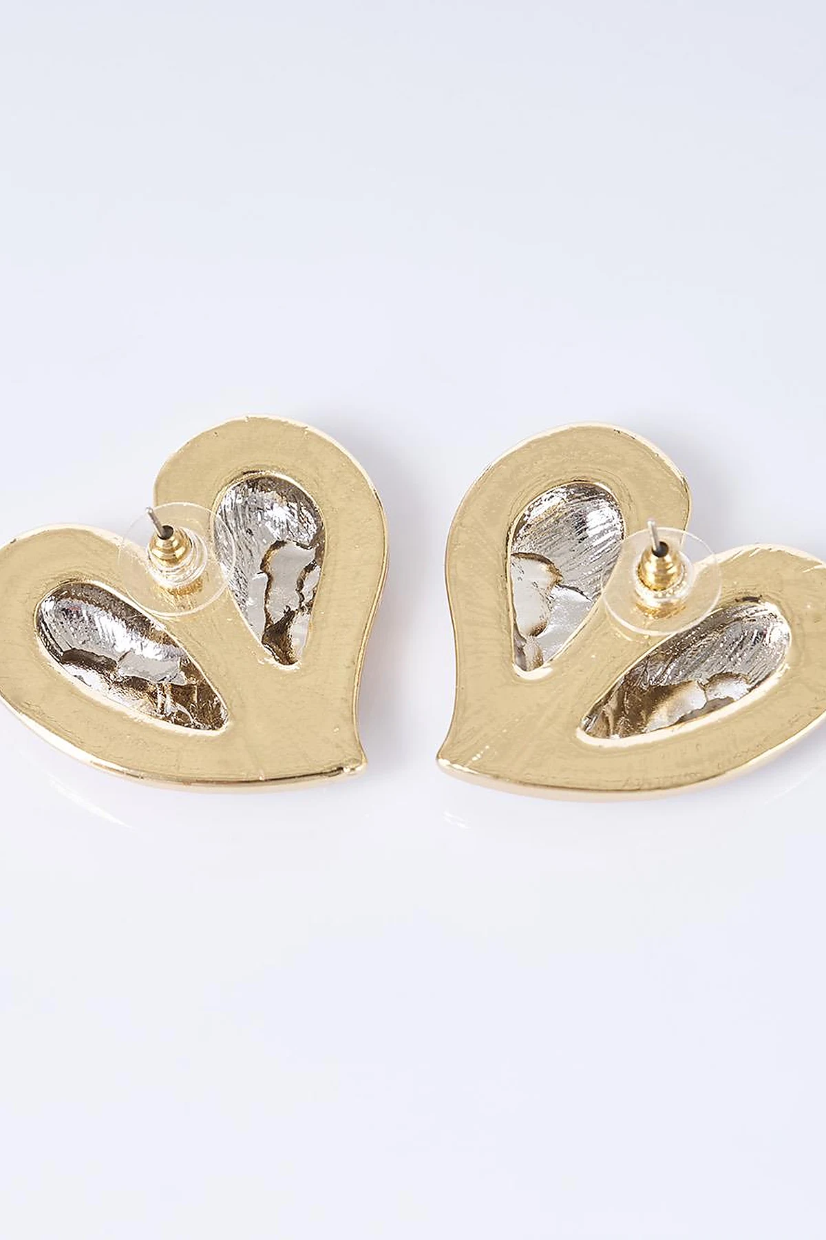 Heart Earrings Gold