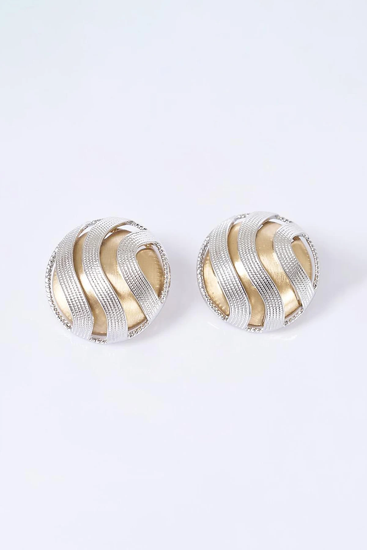 Round Earrings Silver