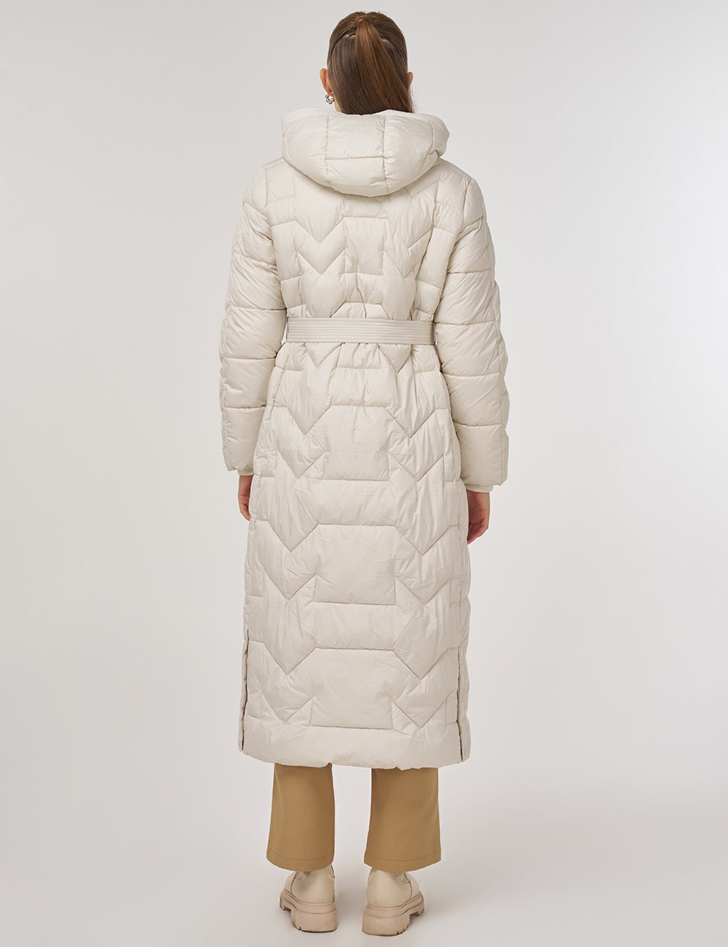 Pocket-Detail Anorak Jacket Ecru